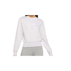 Nike Women Graphic Sweatshirt Venice White Plus Size 3X